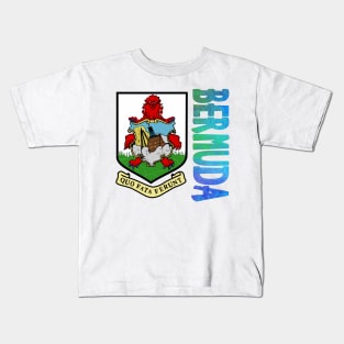 Bermuda Coat of Arms Design Kids T-Shirt